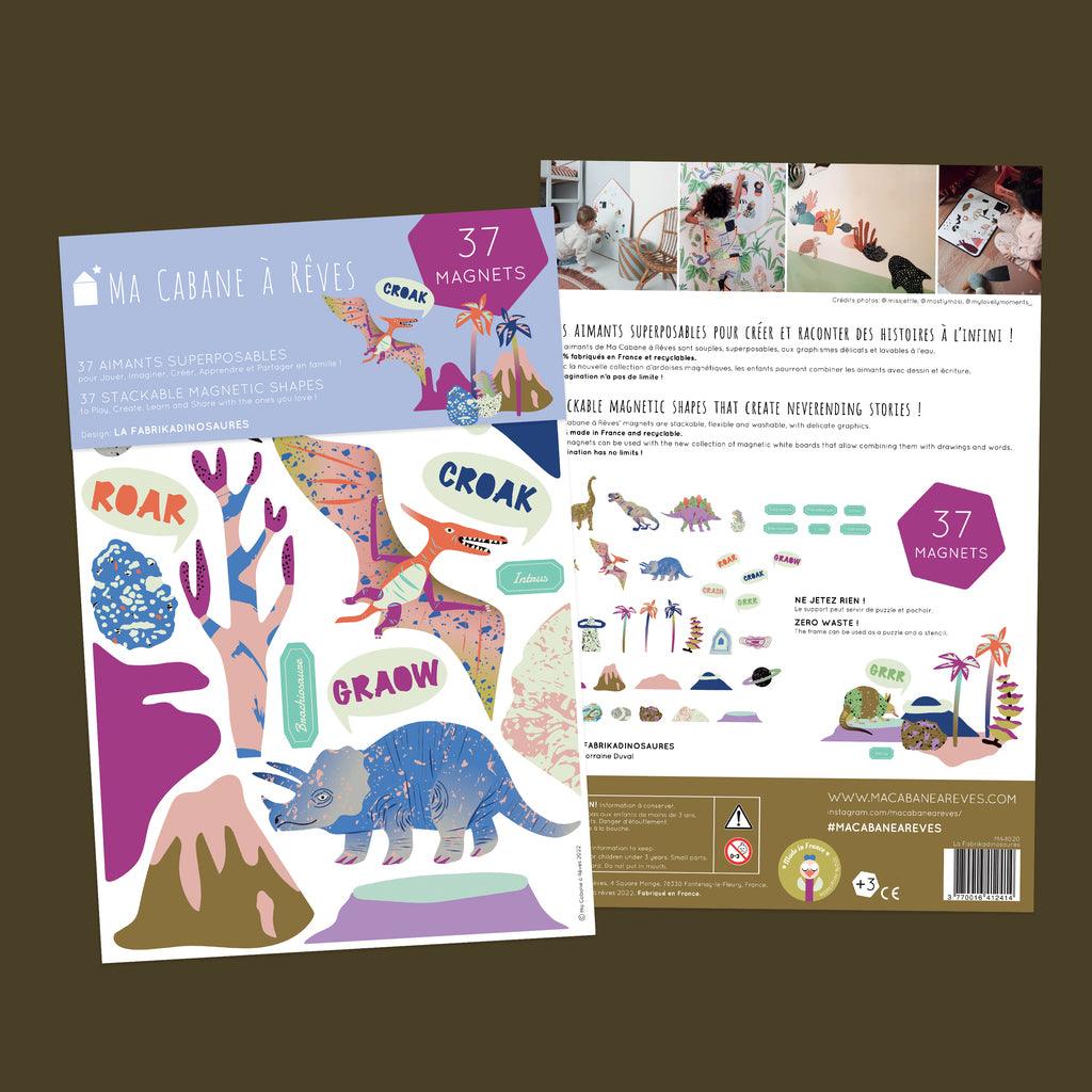 Sada magnetických obrázků Ma Cabane a Reves Dino | Stylové doplňky pro děti a ženy | Lavly.cz