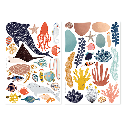 Sada magnetických obrázků Ma Cabane a Reves Oceán | Stylové doplňky pro děti a ženy | Lavly.cz