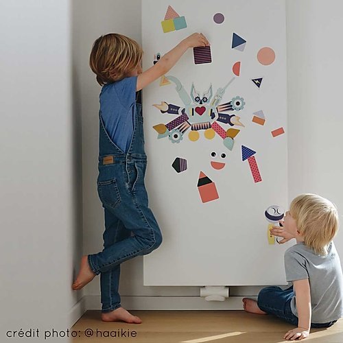 Sada magnetických obrázků Ma Cabane a Reves Roboti | Stylové doplňky pro děti a ženy | Lavly.cz