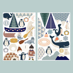 Sada magnetických obrázků Ma Cabane a Reves V zemi sněhu a ledu | Stylové doplňky pro děti a ženy | Lavly.cz