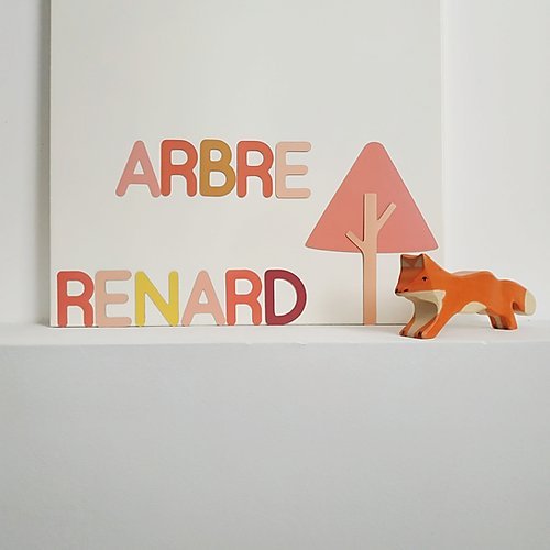 Sada magnetických tiskacích písmen Ma Cabane a Reves | Stylové doplňky pro děti a ženy | Lavly.cz