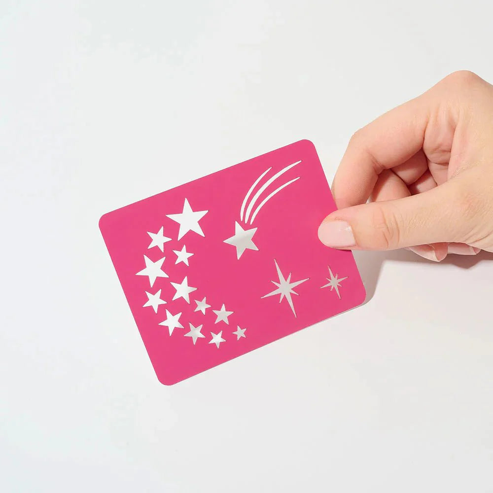 Sada třpytek SI SI La Paillette Magique + šablona 6 + 3 ks | Lavly.cz