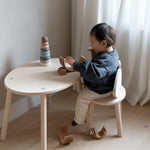 Sada židle a stolu Nofred Mouse Bříza přírodní | Stylové doplňky pro děti a ženy | Lavly.cz