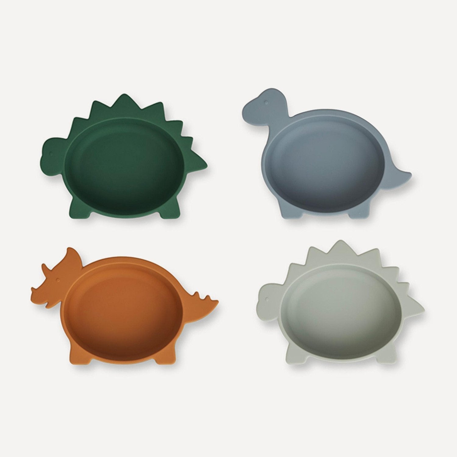 Set čtyř misek LIEWOOD Iggy Dino Blue Mix | Stylové doplňky pro děti a ženy | Lavly.cz