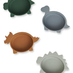 Set čtyř misek LIEWOOD Iggy Dino Blue Mix | Stylové doplňky pro děti a ženy | Lavly.cz