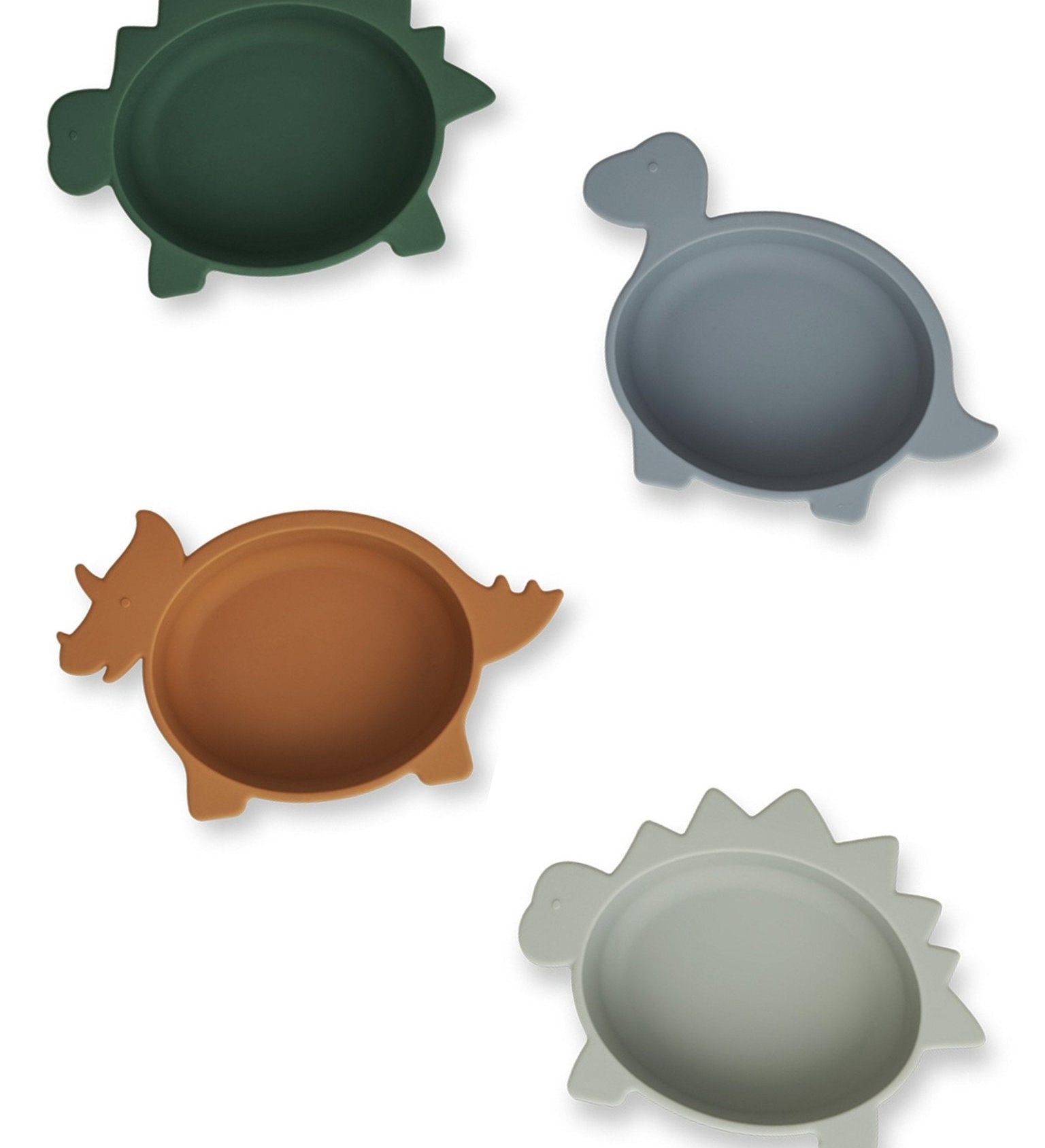 Set čtyř misek LIEWOOD Iggy Dino Blue Mix | Stylové doplňky pro děti a ženy | Lavly.cz