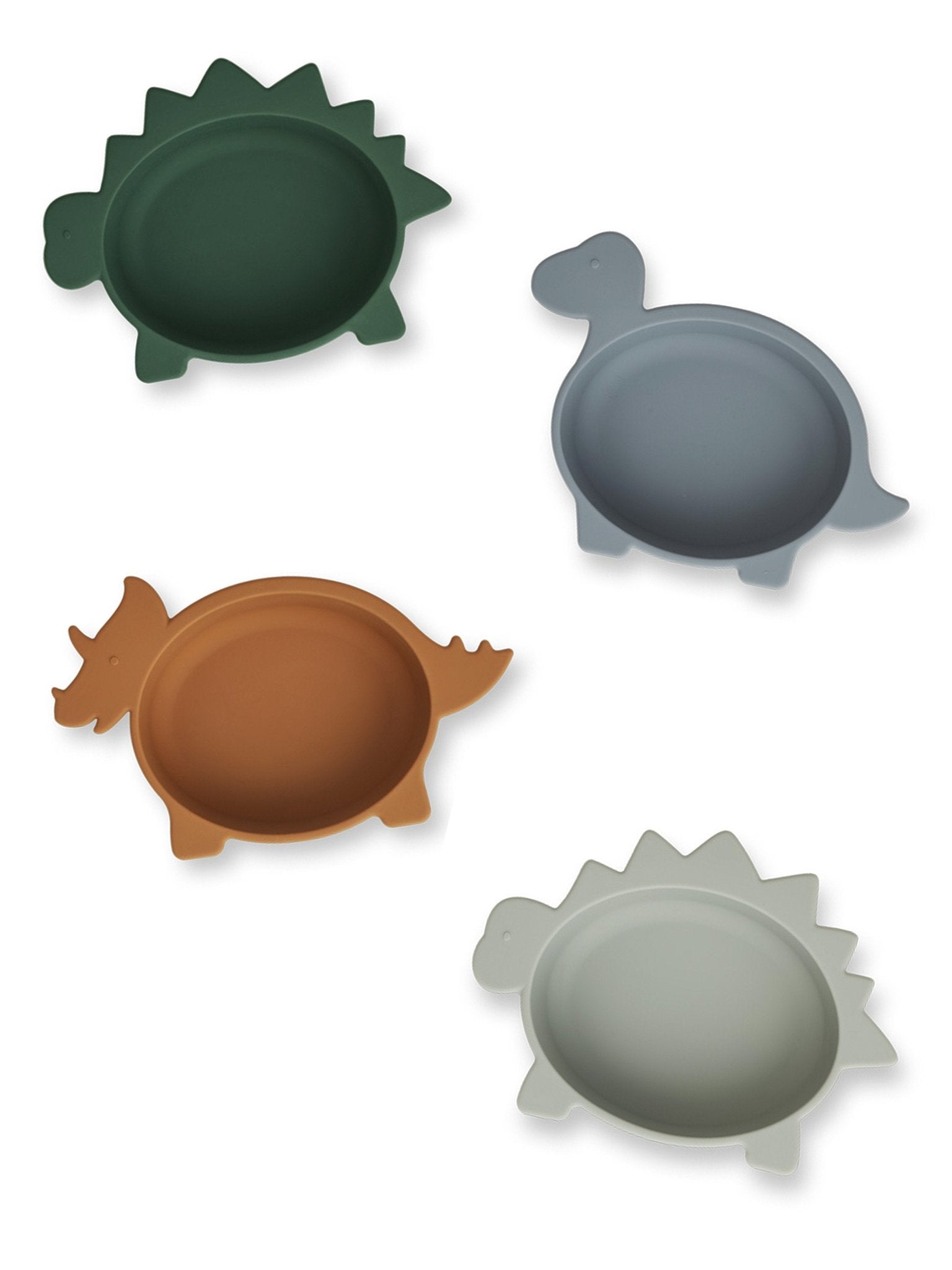 Set čtyř misek LIEWOOD Iggy Dino Blue Mix | Stylové doplňky pro děti a ženy | Lavly.cz