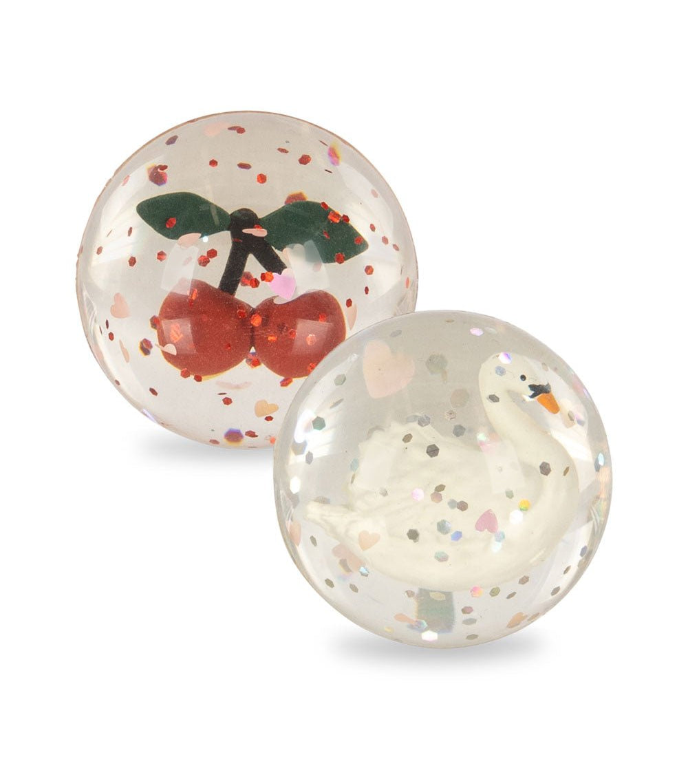 Set skákacích míčků - Hopíků KONGES SLOJD Cherry / Swan | Lavly.cz