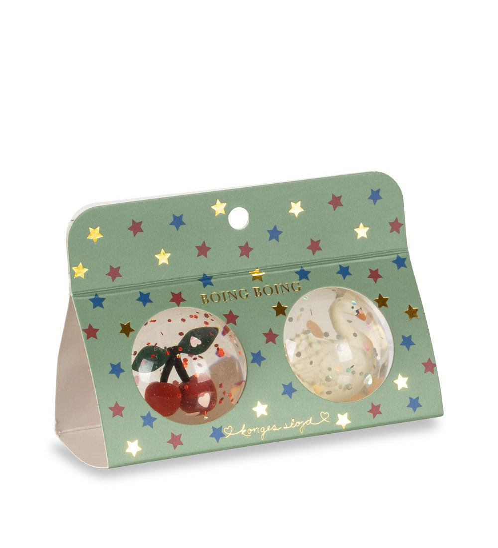 Set skákacích míčků - Hopíků KONGES SLOJD Cherry / Swan | Lavly.cz