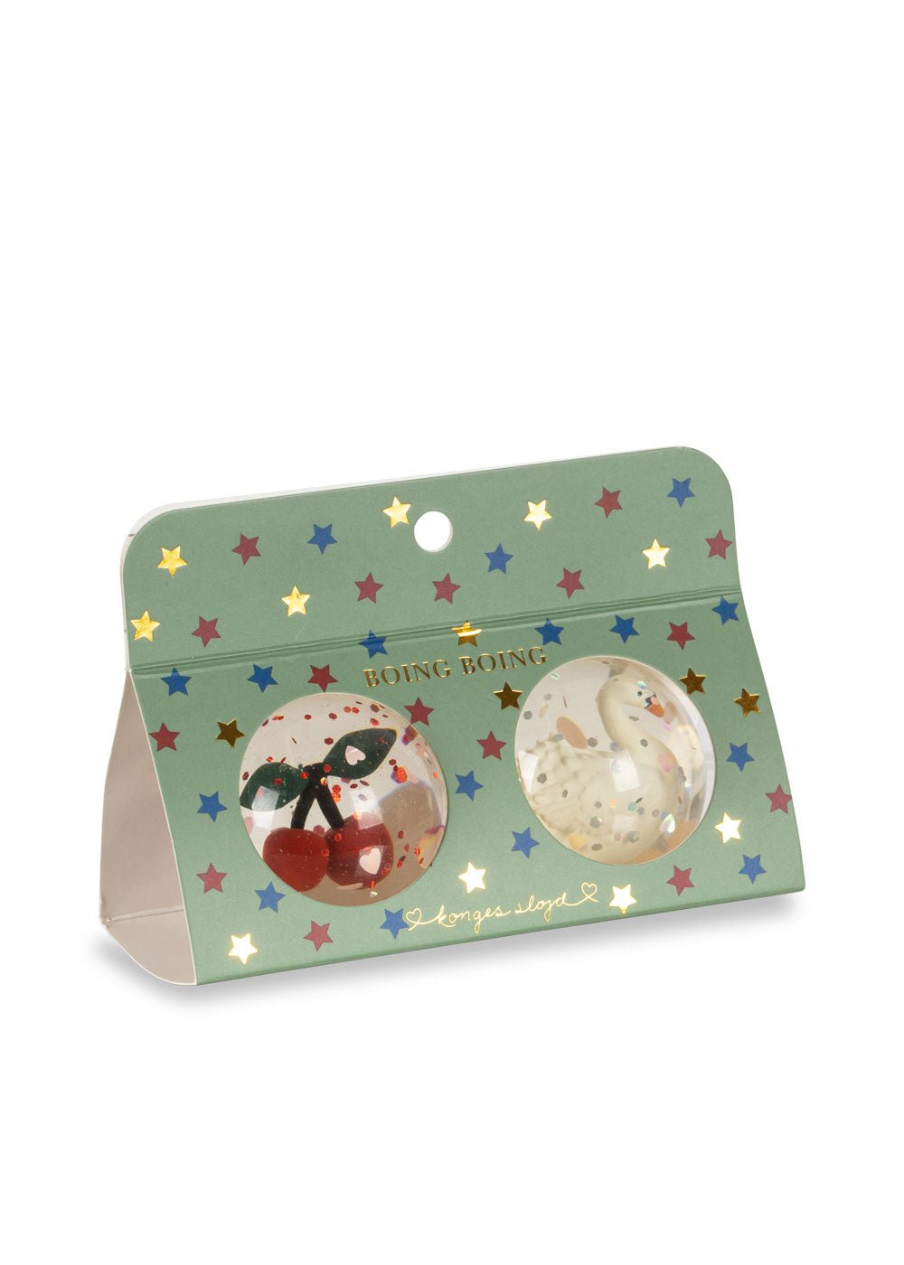 Set skákacích míčků - Hopíků KONGES SLOJD Cherry / Swan | Lavly.cz