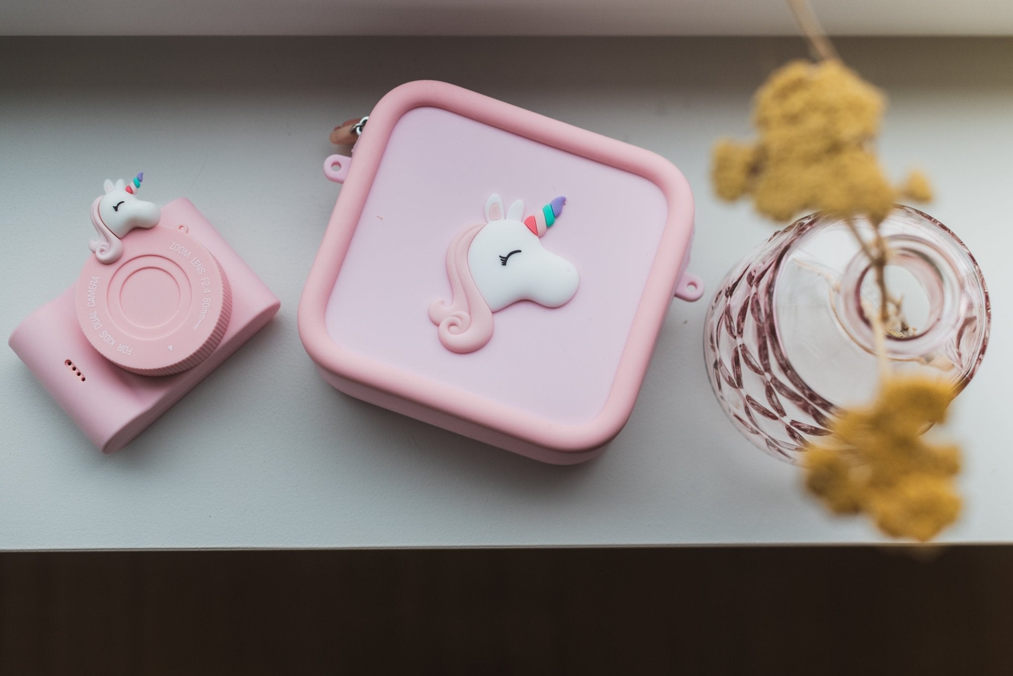 Silikonová kabelka na foťák / vysílačku ZOOFAMILY Unicorn | Stylové doplňky pro děti a ženy | Lavly.cz