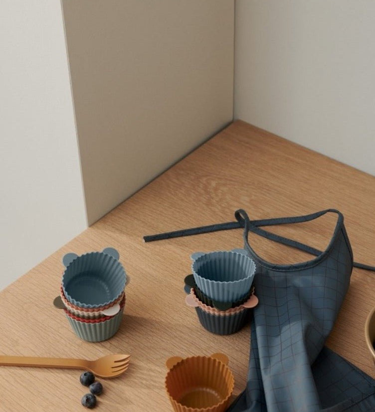 Silikonové formy na muffiny LIEWOOD Jerry - Zelená Multi Mix | Stylové doplňky pro děti a ženy | Lavly.cz