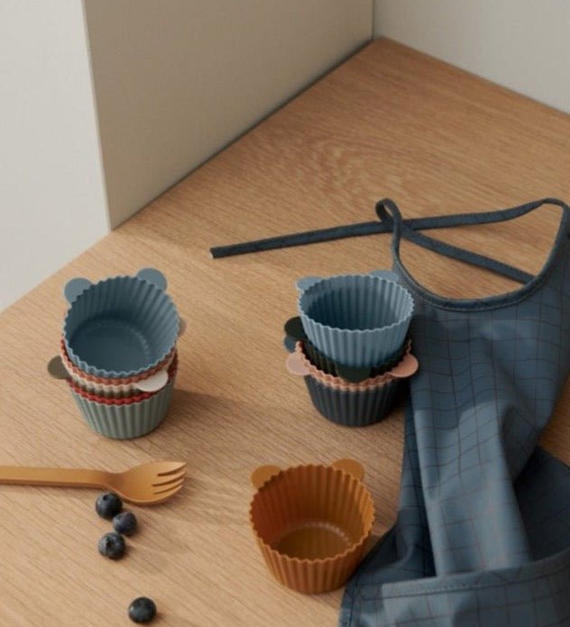 Silikonové formy na muffiny LIEWOOD Jerry - Zelená Multi Mix | Stylové doplňky pro děti a ženy | Lavly.cz