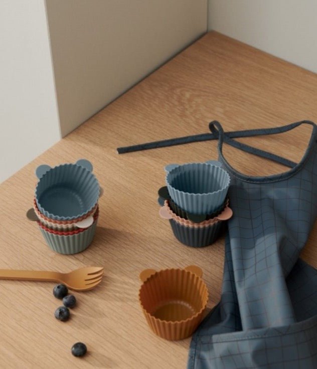 Silikonové formy na muffiny LIEWOOD Jerry - Zelená Multi Mix | Stylové doplňky pro děti a ženy | Lavly.cz