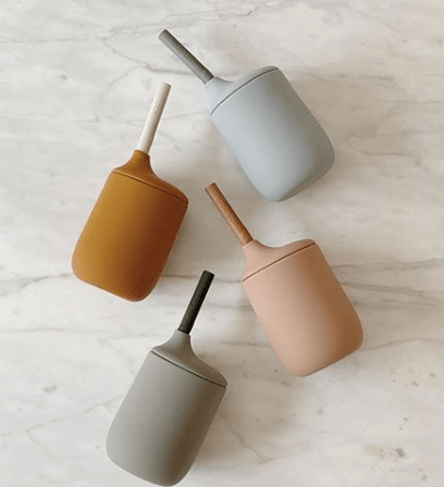 Silikonové hrnky s brčkem LIEWOOD Ellis | Stylové doplňky pro děti a ženy | Lavly.cz