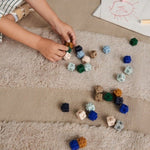 Silikonové kostičky - stavebnice LIEWOOD Links Midnight Navy Multi Mix | Stylové doplňky pro děti a ženy | Lavly.cz