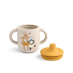 Silikonový nevylévací hrnek LIEWOOD Neil Around the World / Sandy | Lavly.cz