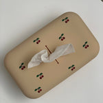 Silikonový obal na vlhčené ubrousky KONGES SLOJD Cherry | Stylové doplňky pro děti a ženy | Lavly.cz