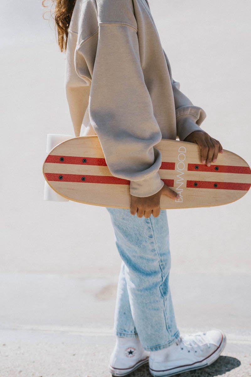 Skateboard BANWOOD Red | Stylové doplňky pro děti a ženy | Lavly.cz