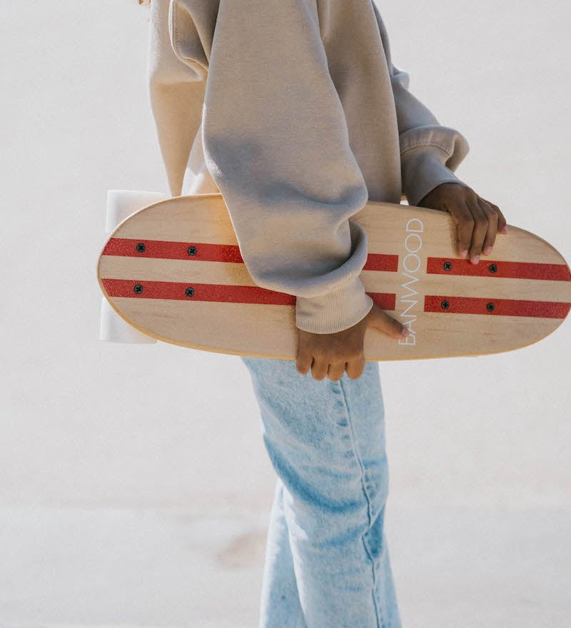 Skateboard BANWOOD Red | Stylové doplňky pro děti a ženy | Lavly.cz