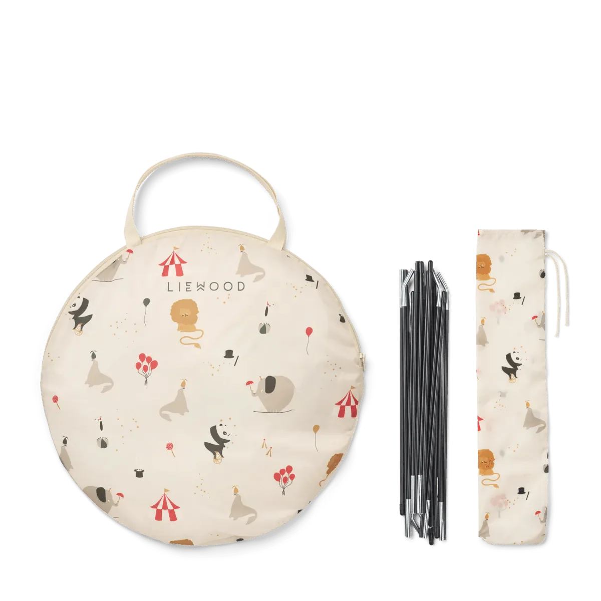 Skládací stan na hraní LIEWOOD Oaks Circus / Sandy | Stylové doplňky pro děti a ženy | Lavly.cz