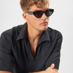 Sluneční brýle ECO SHADES Messina Transparent Black | Lavly.cz