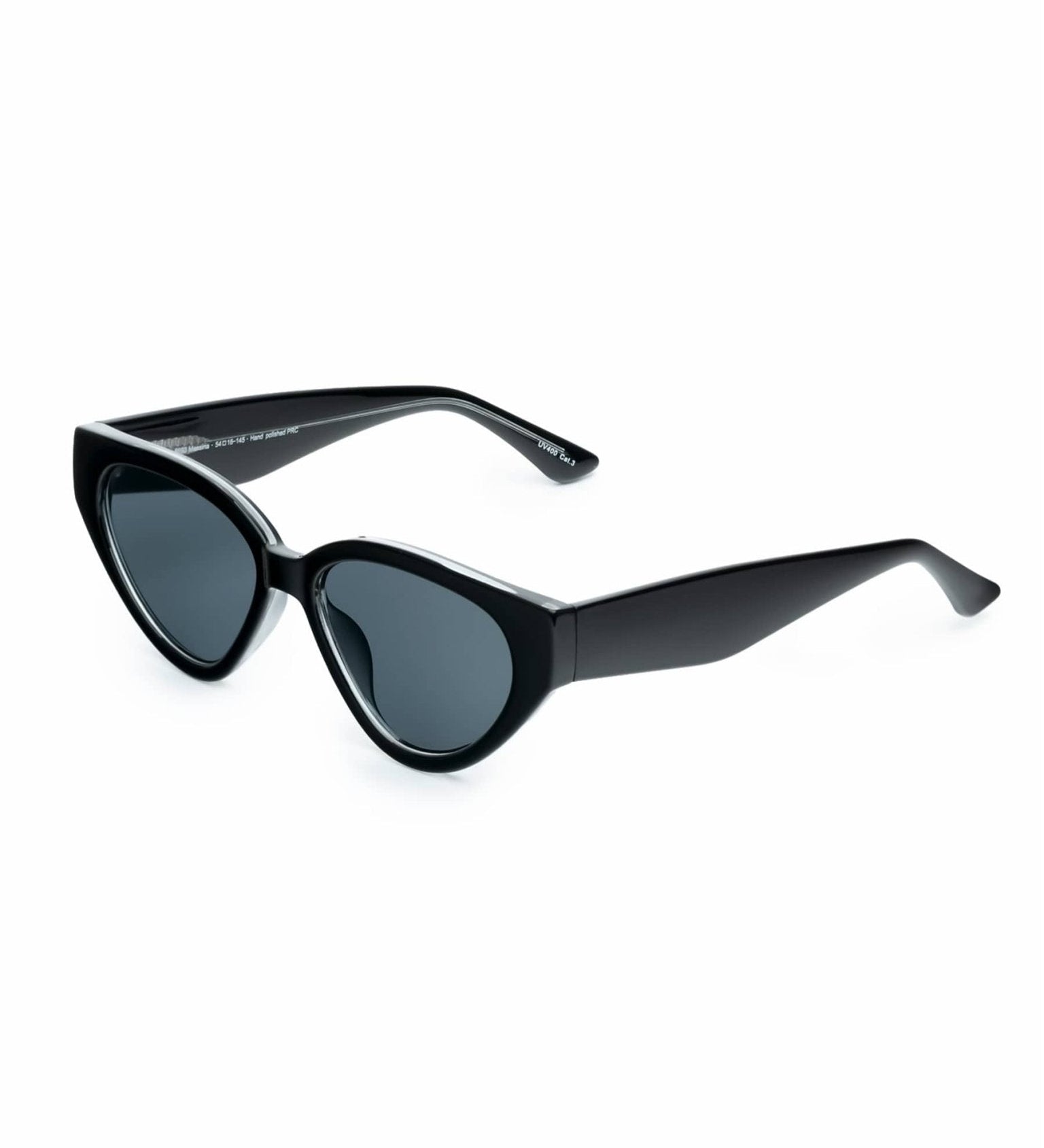 Sluneční brýle ECO SHADES Messina Transparent Black | Lavly.cz