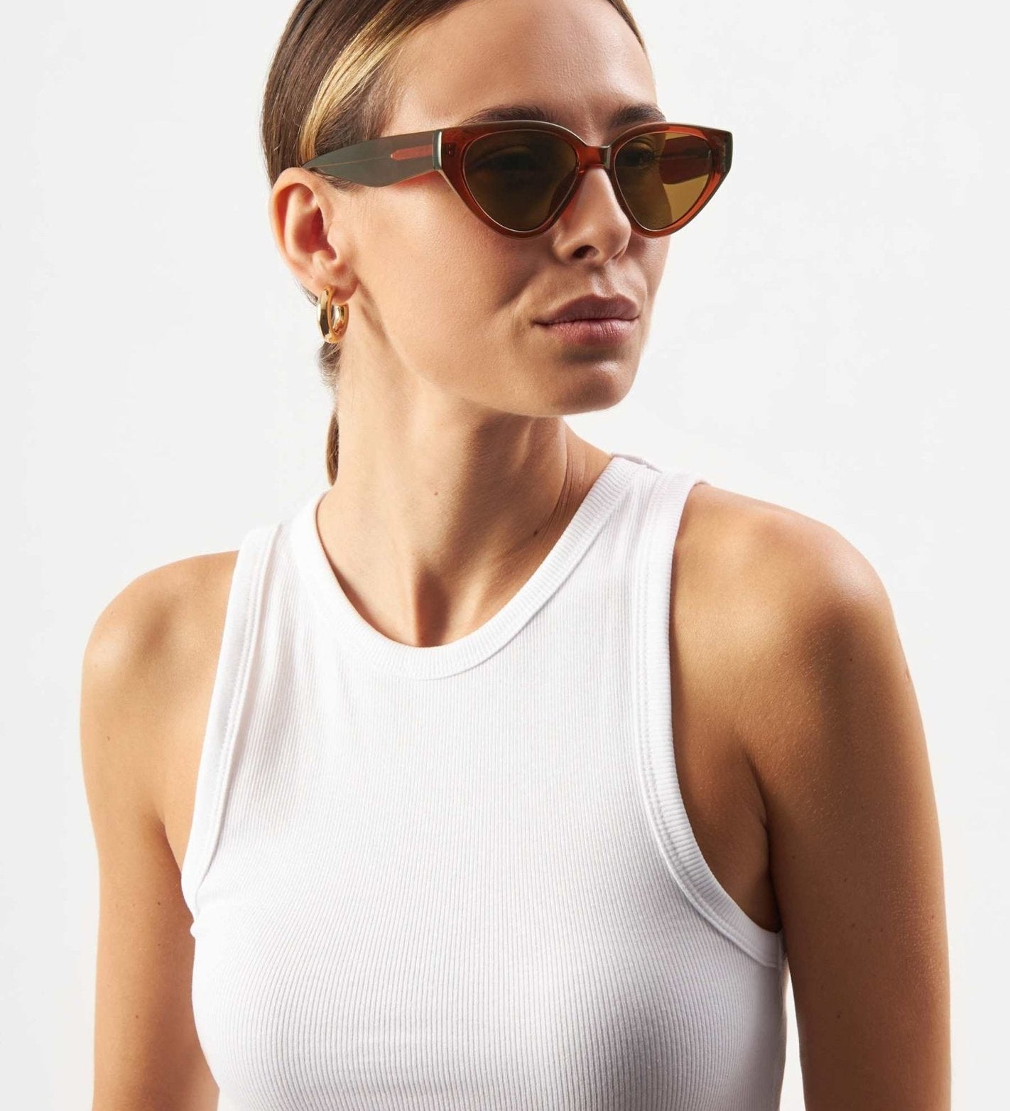 Sluneční brýle ECO SHADES Messina Transparent Brown | Lavly.cz