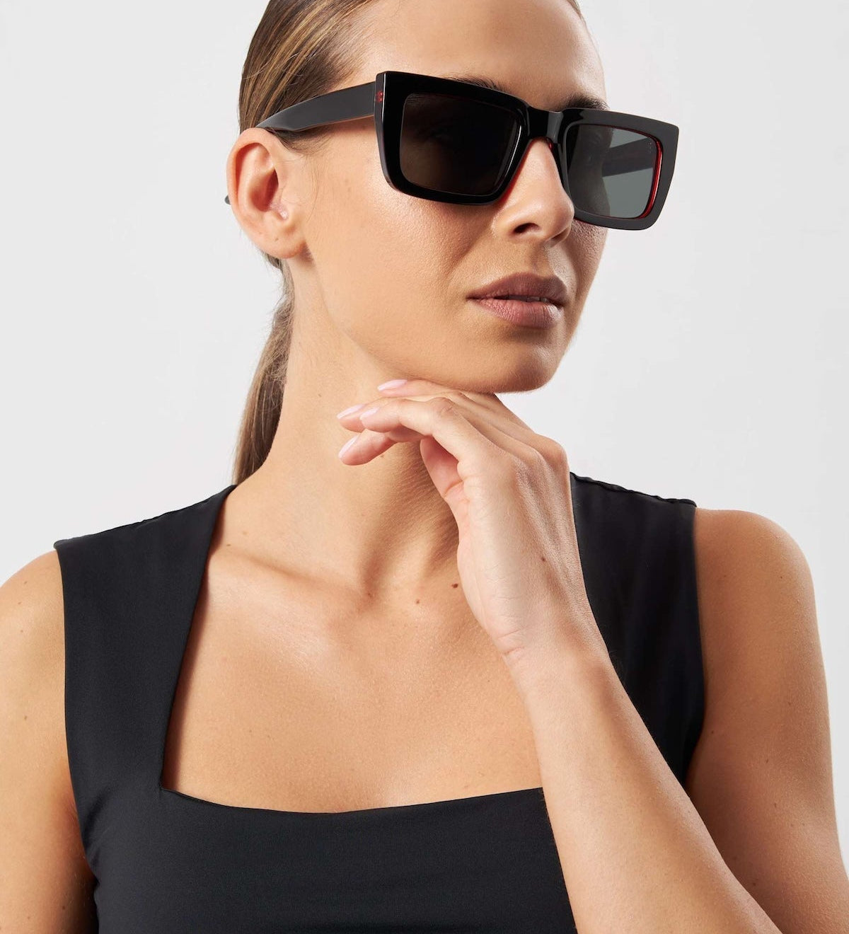 Sluneční brýle ECO SHADES Palazzo Black & Red | Lavly.cz
