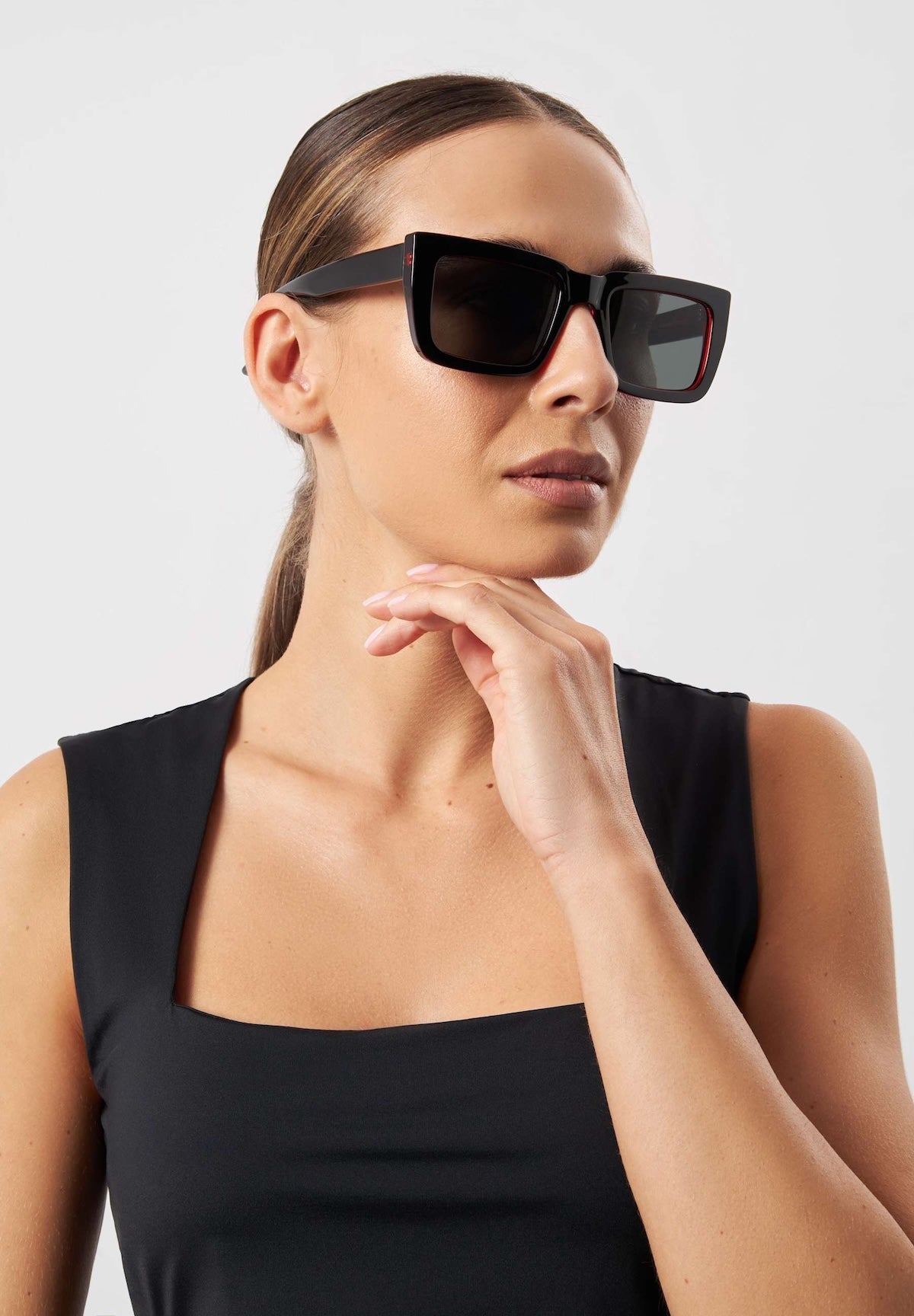 Sluneční brýle ECO SHADES Palazzo Black & Red | Lavly.cz