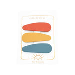 Sponky do vlasů GRECH & CO. Crimson, Tuscany, Desert Teal | Stylové doplňky pro děti a ženy | Lavly.cz