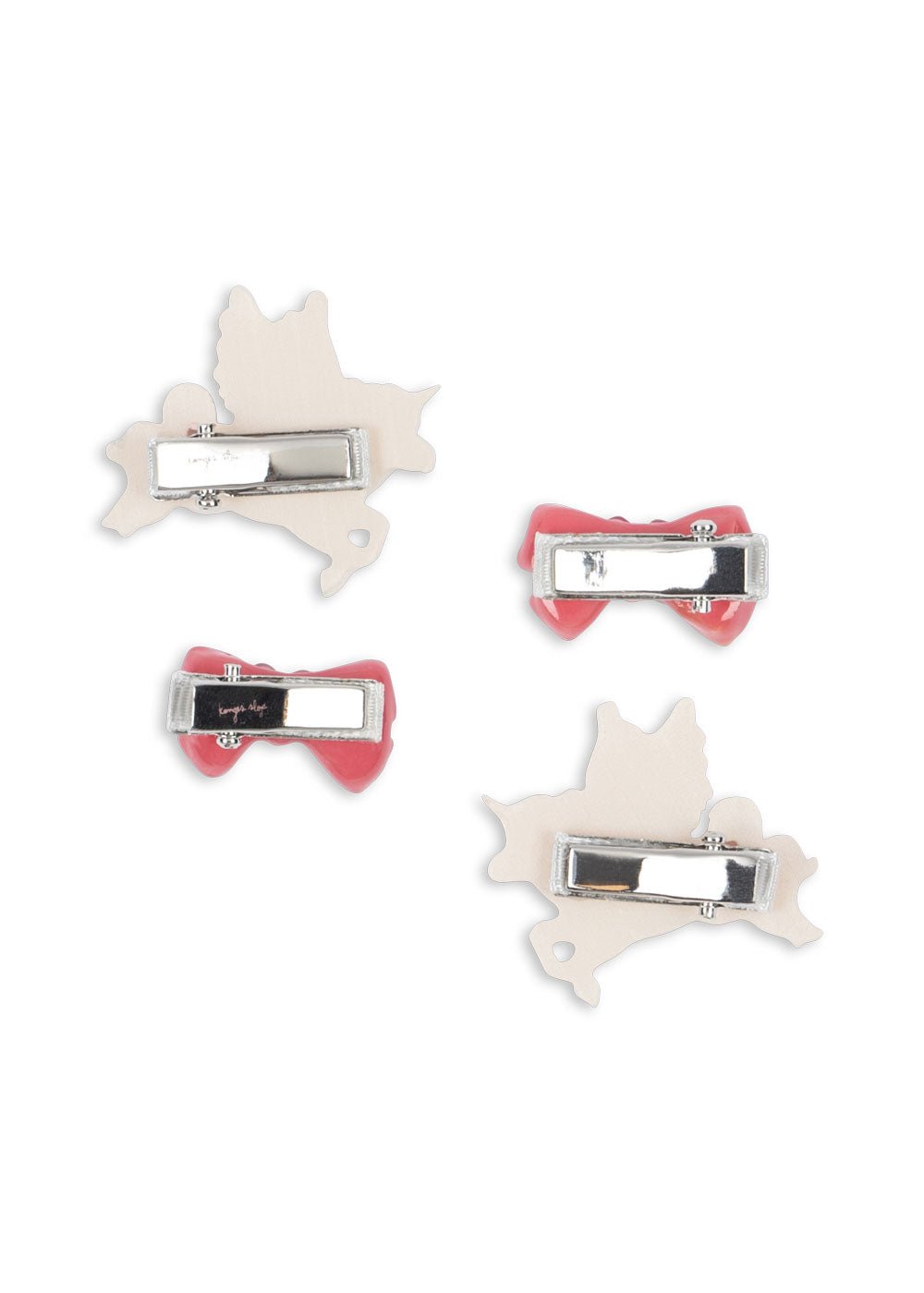 Sponky KONGES SLOJD Unicorn + mašličky 4 kusy | Stylové doplňky pro děti a ženy | Lavly.cz