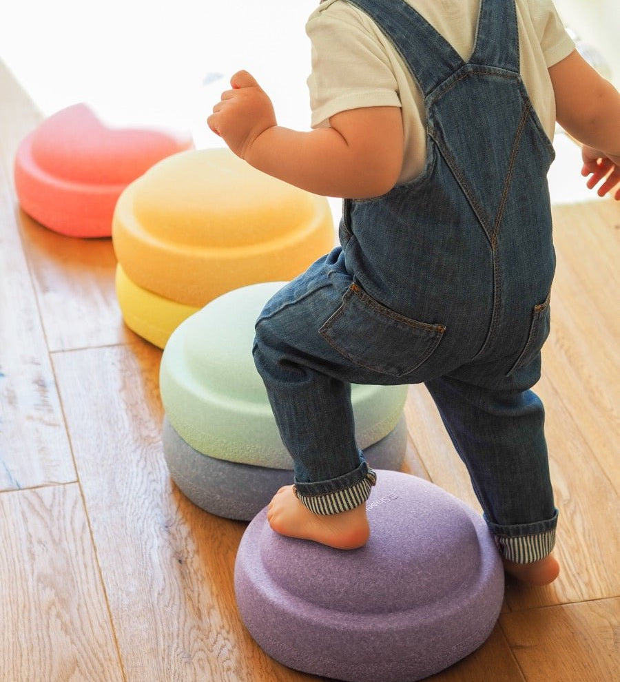 STAPELSTEIN® 6 ks Original Rainbow Pastel Balanční kameny | Stylové doplňky pro děti a ženy | Lavly.cz