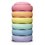 STAPELSTEIN® 6 ks Original Rainbow Pastel Balanční kameny | Stylové doplňky pro děti a ženy | Lavly.cz