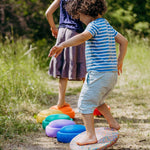 STAPELSTEIN® 6+1 ks Original Rainbow Set Classic Balanční kameny a deska | Stylové doplňky pro děti a ženy | Lavly.cz