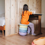 STAPELSTEIN® 6+1 ks Original Rainbow Set Pastel Balanční kameny a deska | Stylové doplňky pro děti a ženy | Lavly.cz