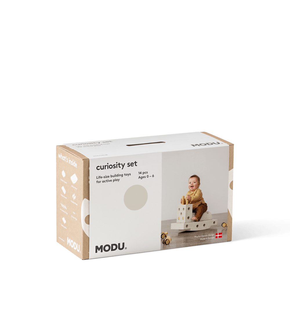 Stavebnice MODU Curiosity Kit Sand Grey / Honey Yellow | Stylové doplňky pro děti a ženy | Lavly.cz