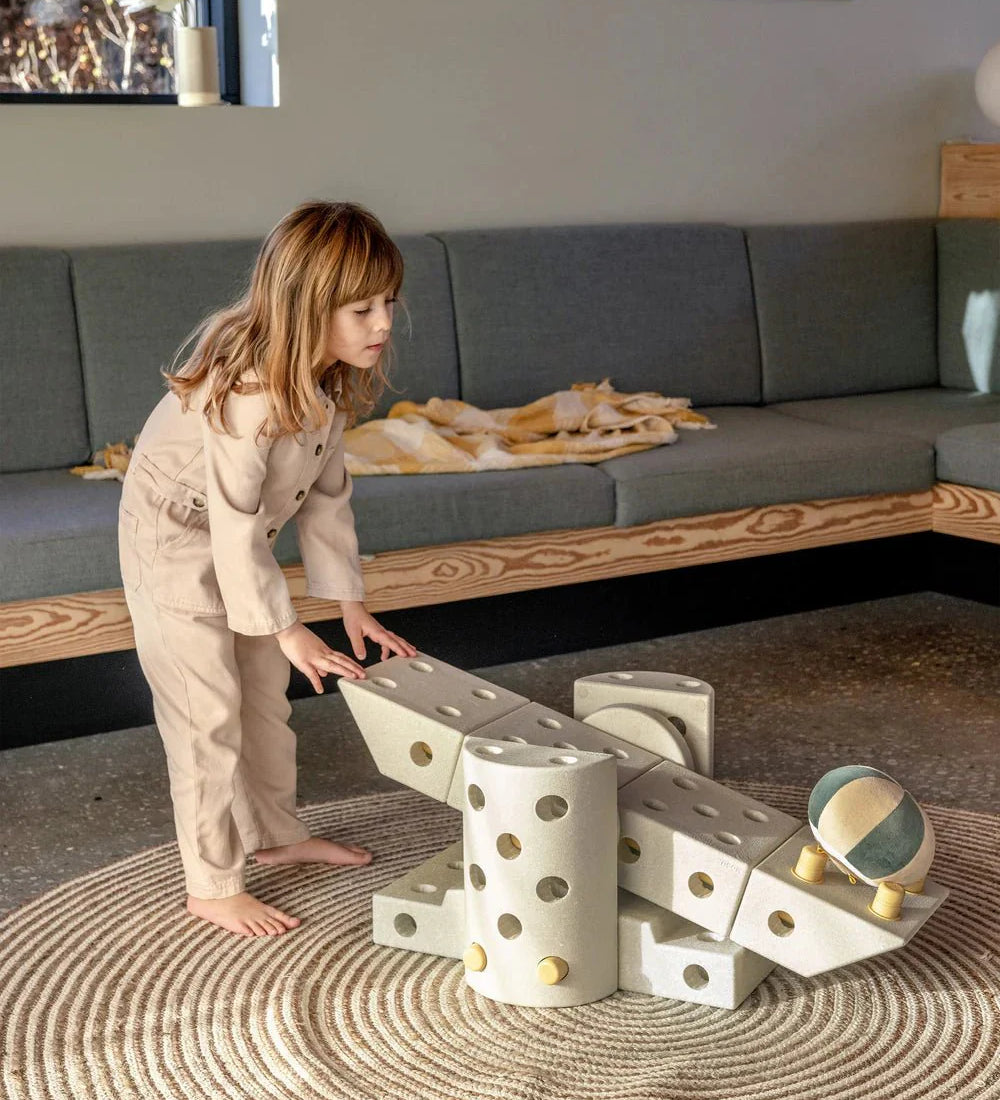 Stavebnice MODU Dreamer Kit Sand Grey / Honey Yellow | Stylové doplňky pro děti a ženy | Lavly.cz
