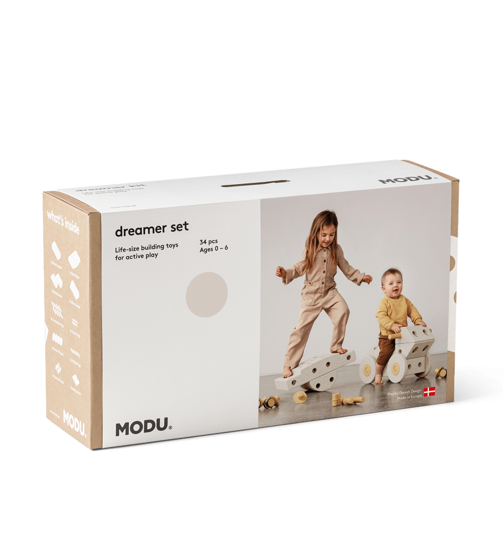 Stavebnice MODU Dreamer Kit Sand Grey / Honey Yellow | Stylové doplňky pro děti a ženy | Lavly.cz