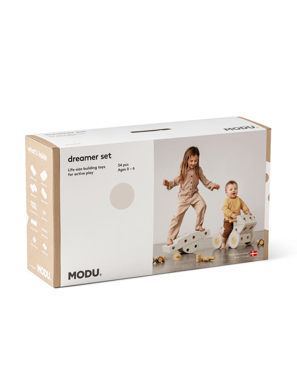 Stavebnice MODU Dreamer Kit Sand Grey / Honey Yellow | Stylové doplňky pro děti a ženy | Lavly.cz