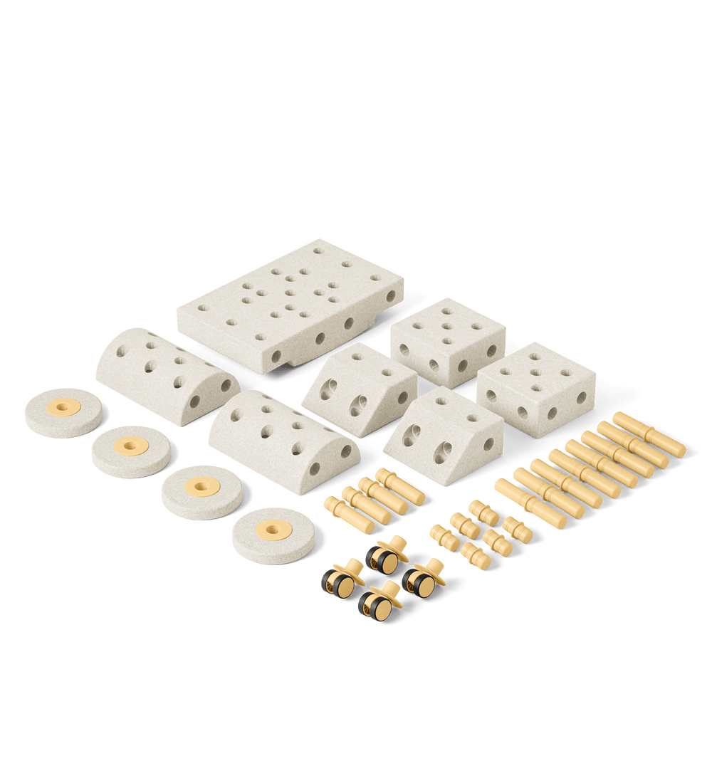 Stavebnice MODU Dreamer Kit Sand Grey / Honey Yellow | Stylové doplňky pro děti a ženy | Lavly.cz