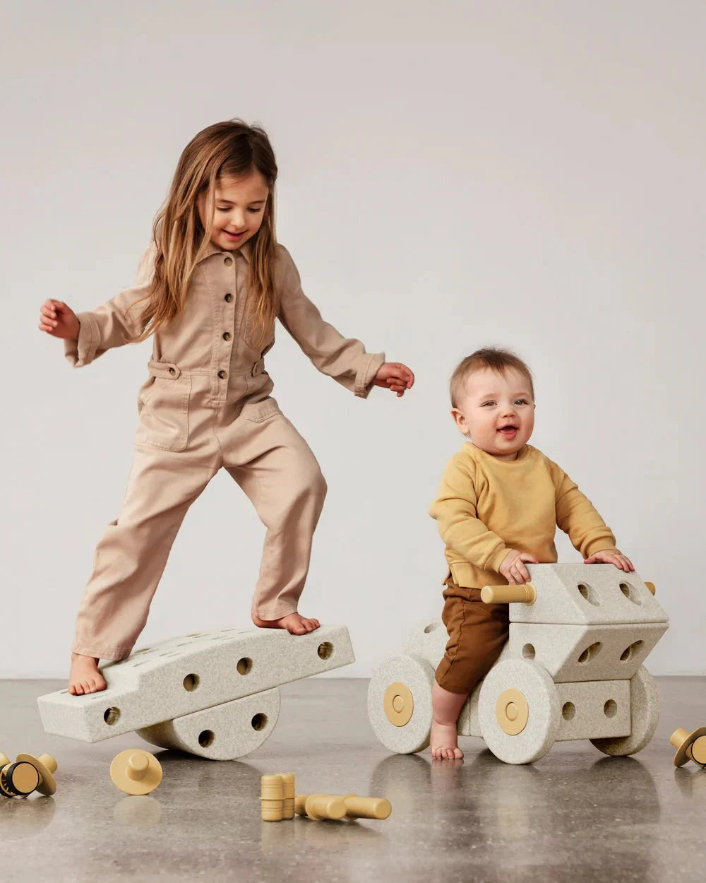 Stavebnice MODU Dreamer Kit Sand Grey / Honey Yellow | Stylové doplňky pro děti a ženy | Lavly.cz