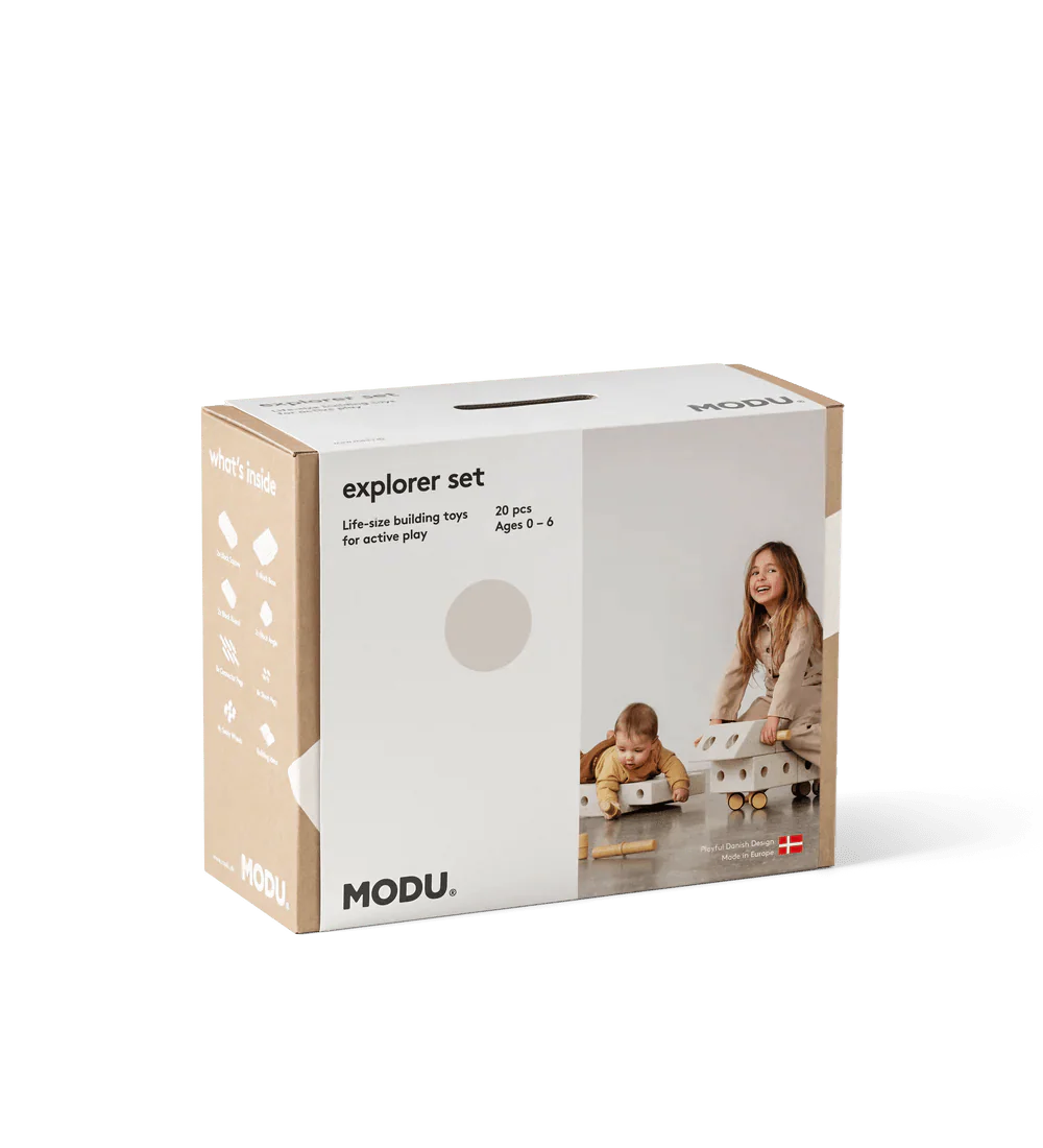 Stavebnice MODU Explorer Kit Sand Grey / Honey Yellow | Lavly.cz