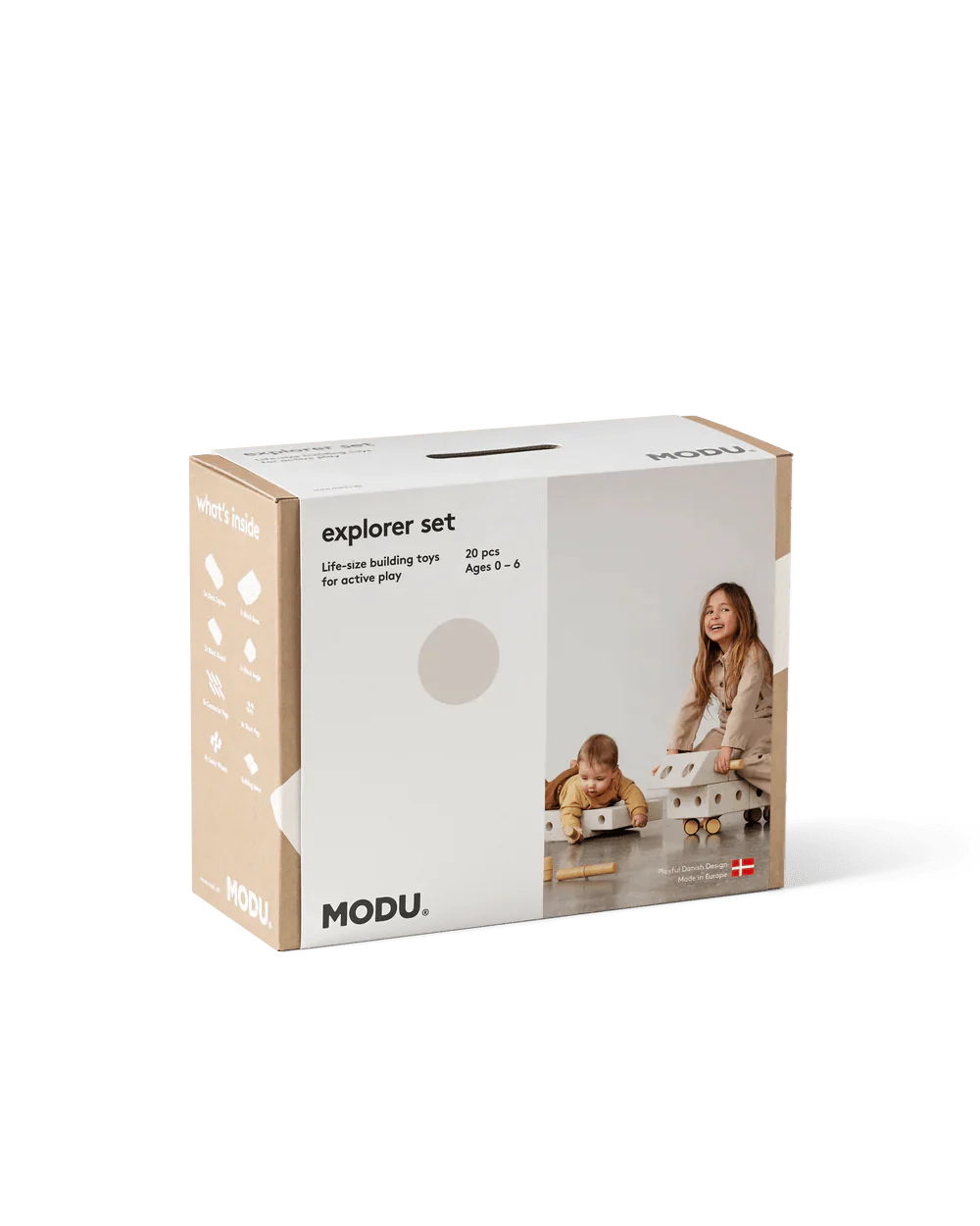 Stavebnice MODU Explorer Kit Sand Grey / Honey Yellow | Lavly.cz