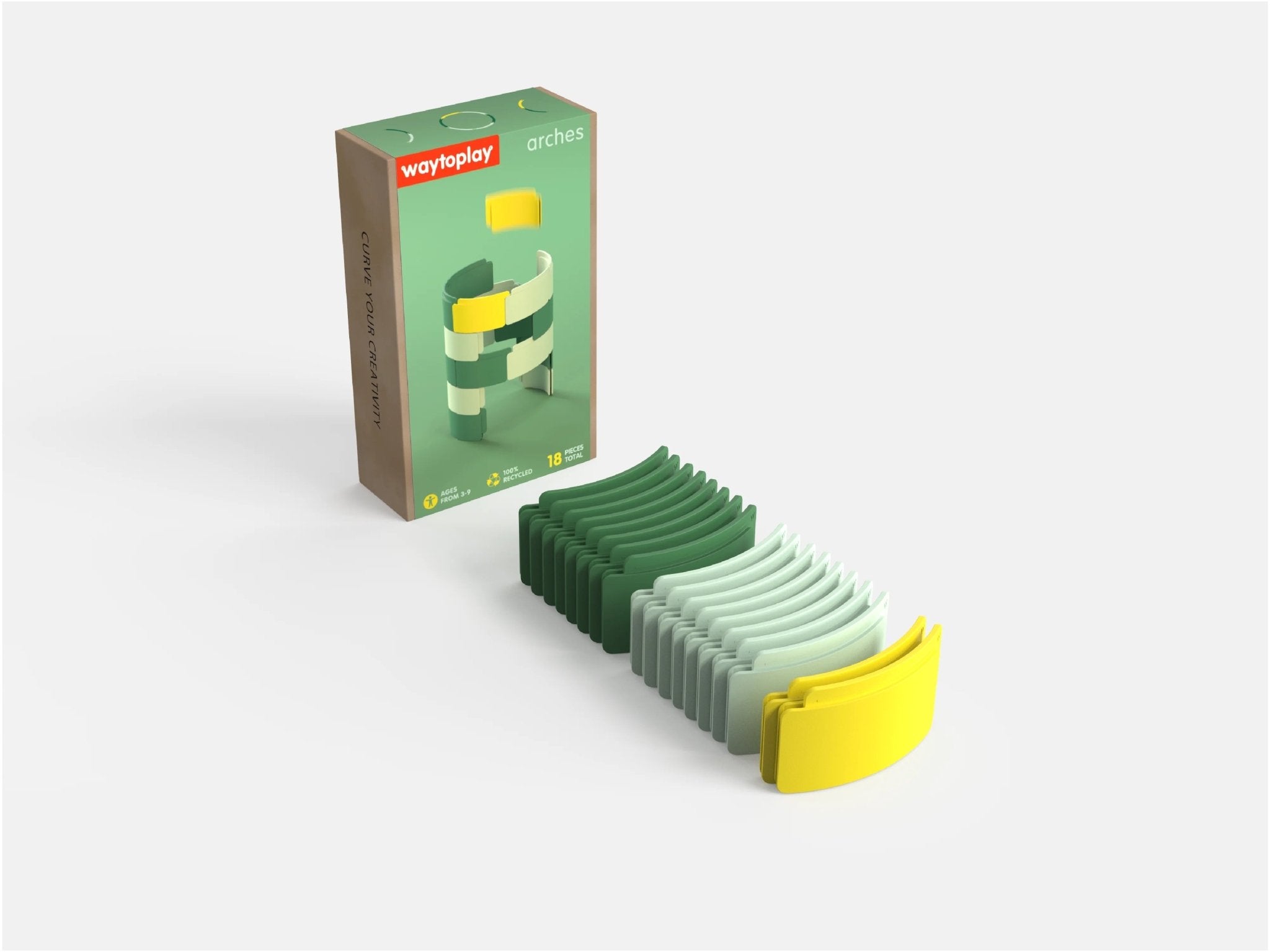 Stavebnice / Mosty ke gumovým silnicím WAY TO PLAY Arches Starter Pack | Lavly.cz