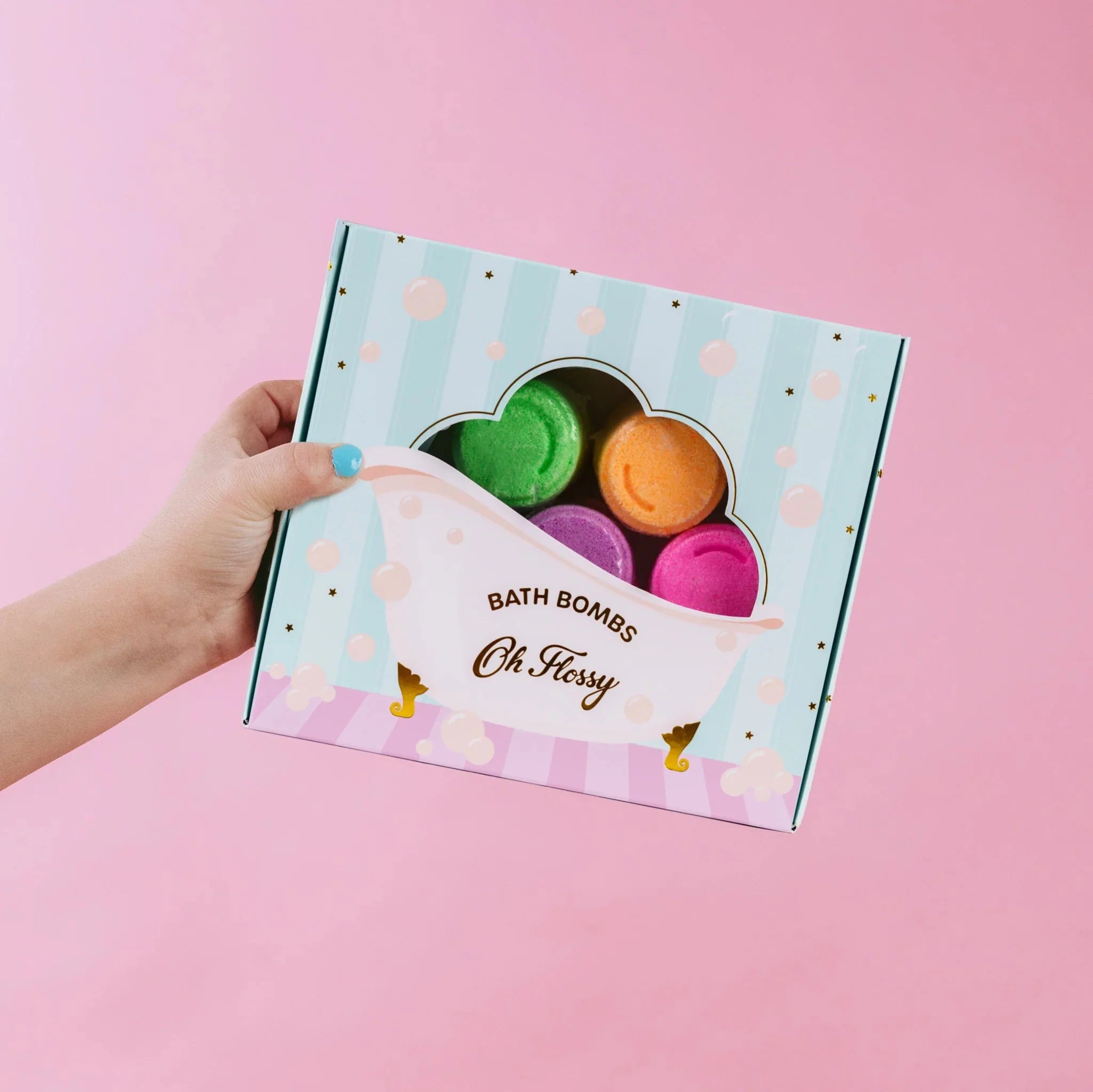 Šumivé koupelové bomby OH FLOSSY | Lavly.cz