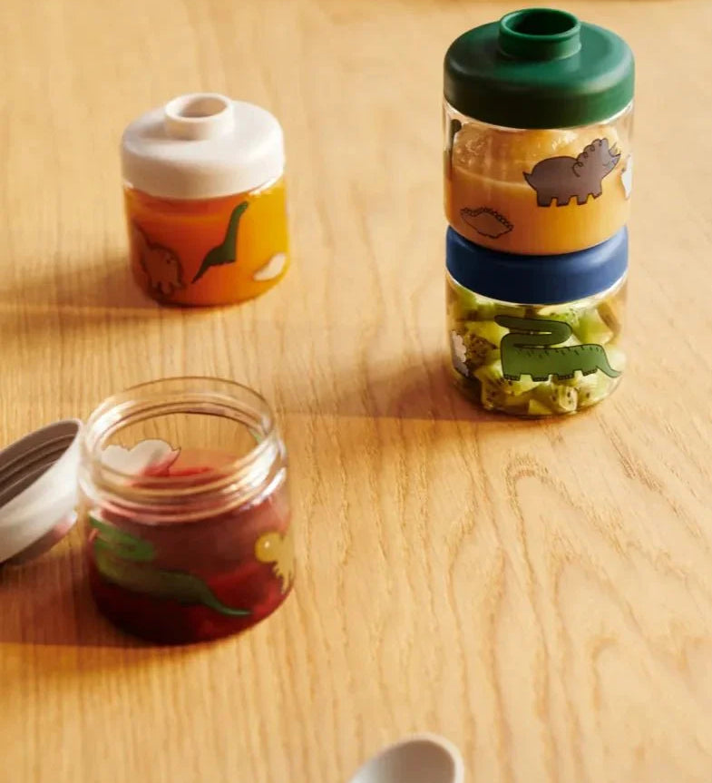 Svačinové boxíky LIEWOOD Dominique 4 kusy Universe / Classic Navy | Lavly.cz