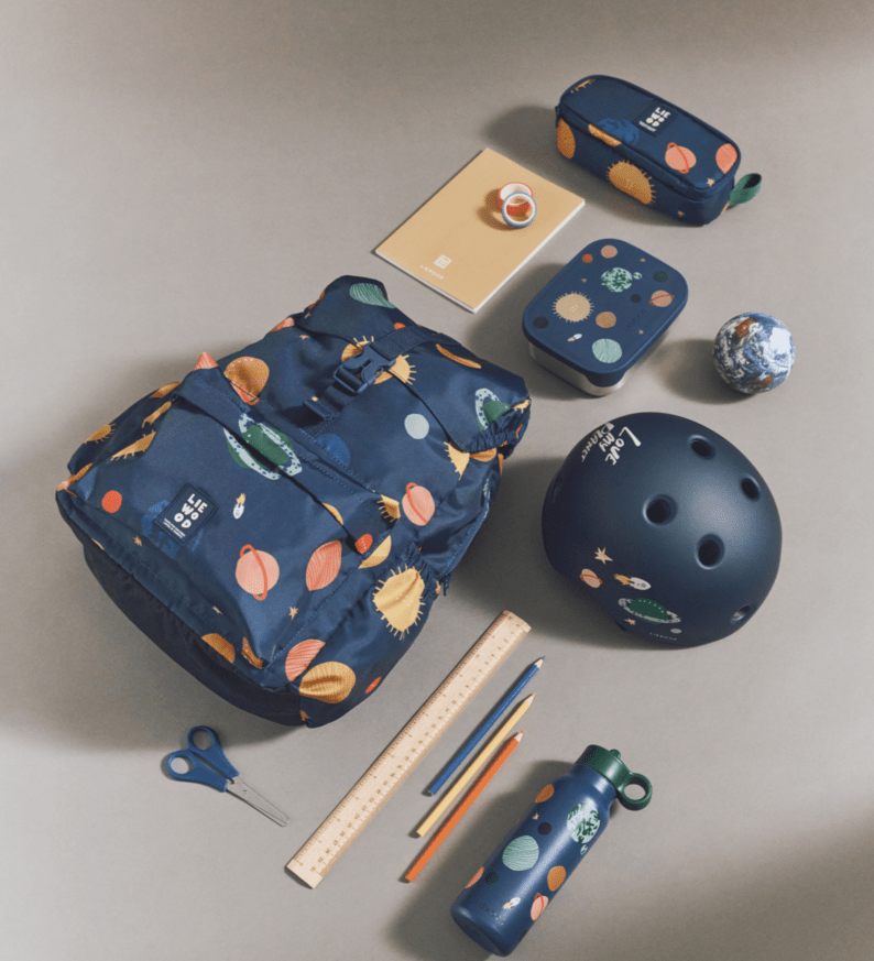 Svačinový box LIEWOOD Arthur Universe / Classic Navy | Stylové doplňky pro děti a ženy | Lavly.cz