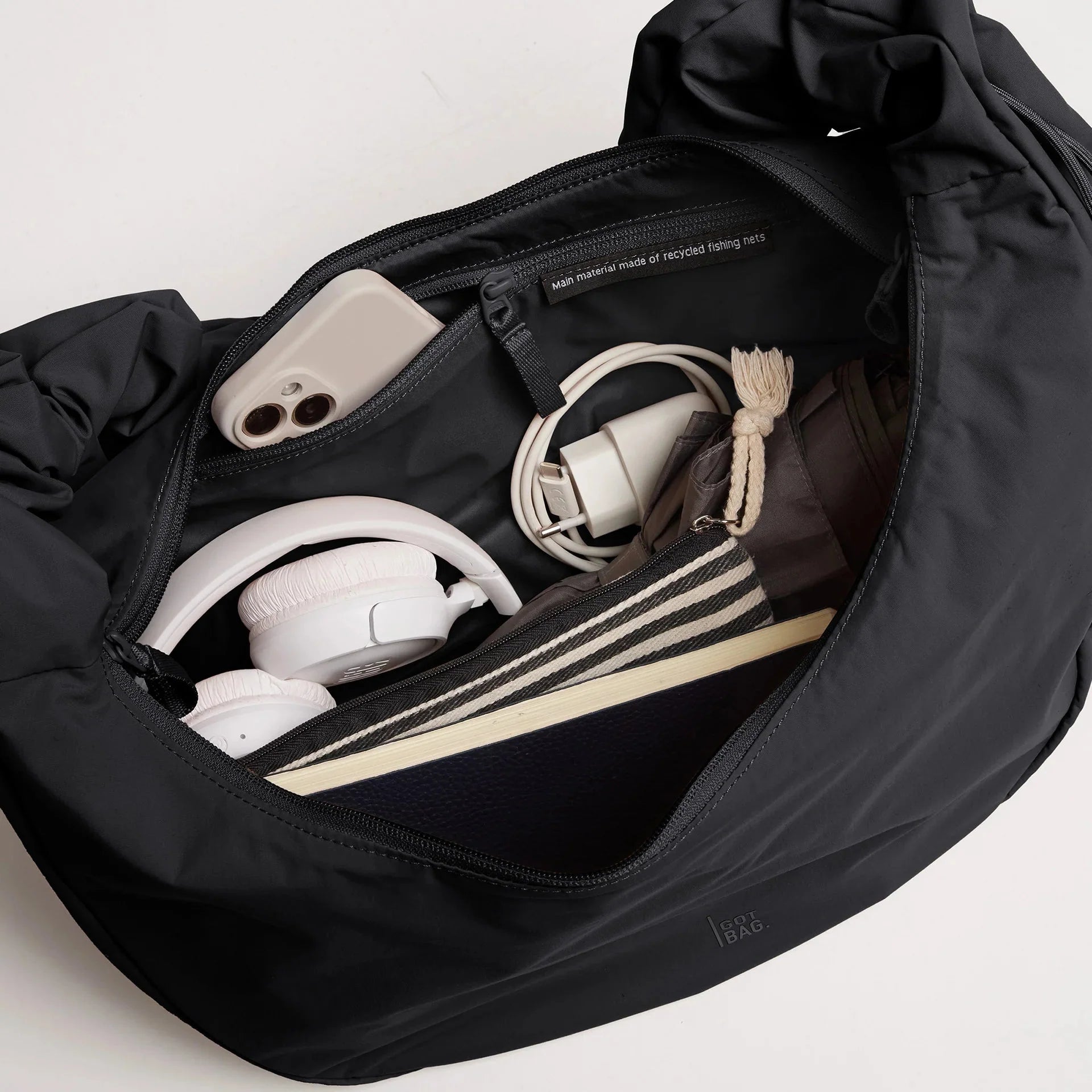 Taška GOT BAG Moon Ruffle Black | Lavly.cz
