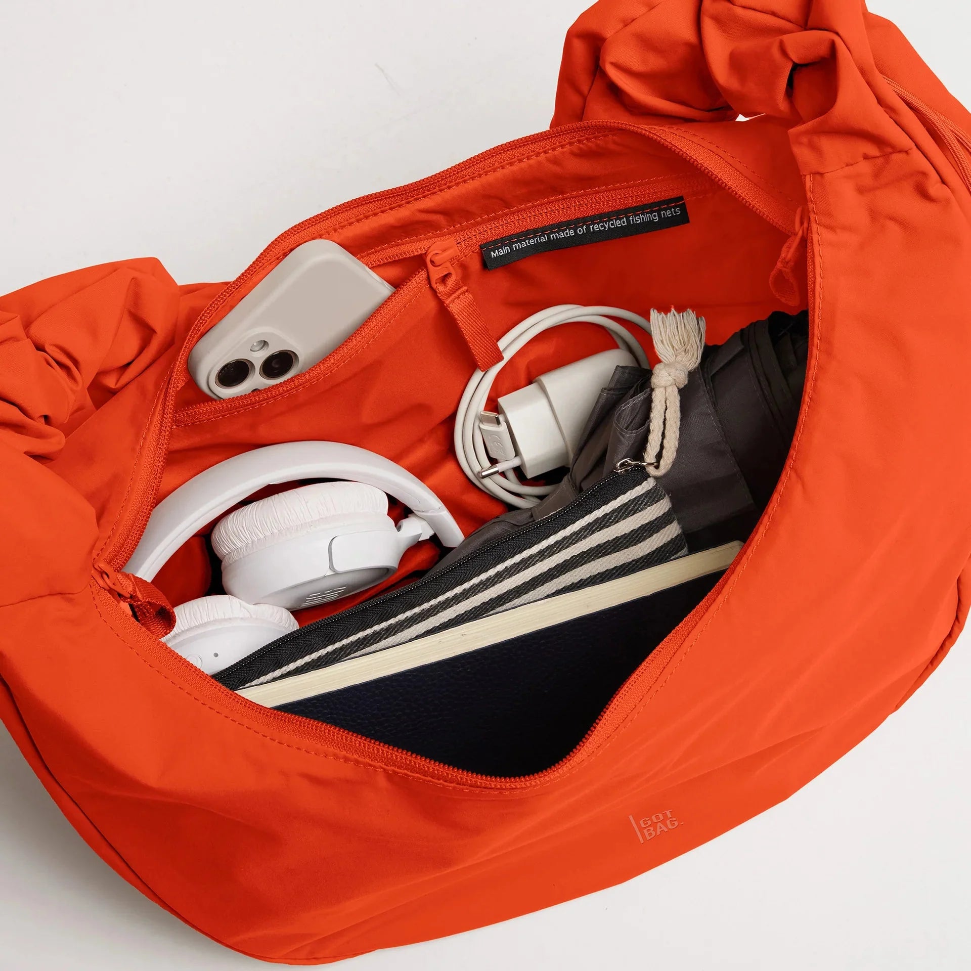 Taška GOT BAG Moon Ruffle Hot Coral | Lavly.cz